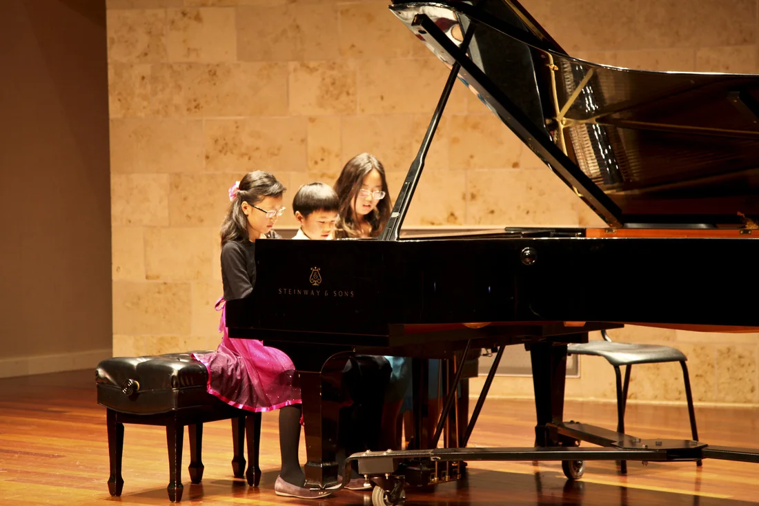 Piano student