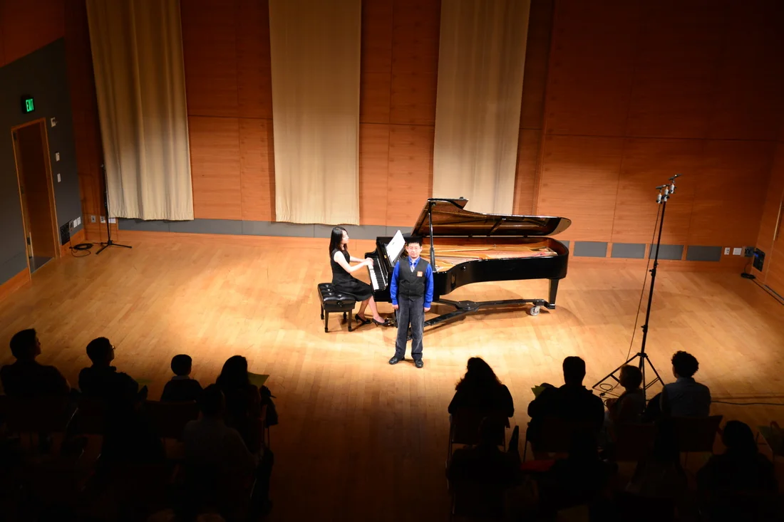 Voice lesson at Amabile