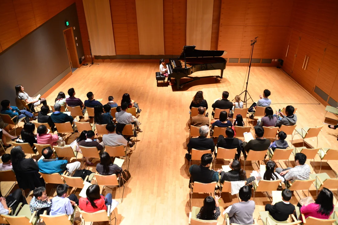 Student performing