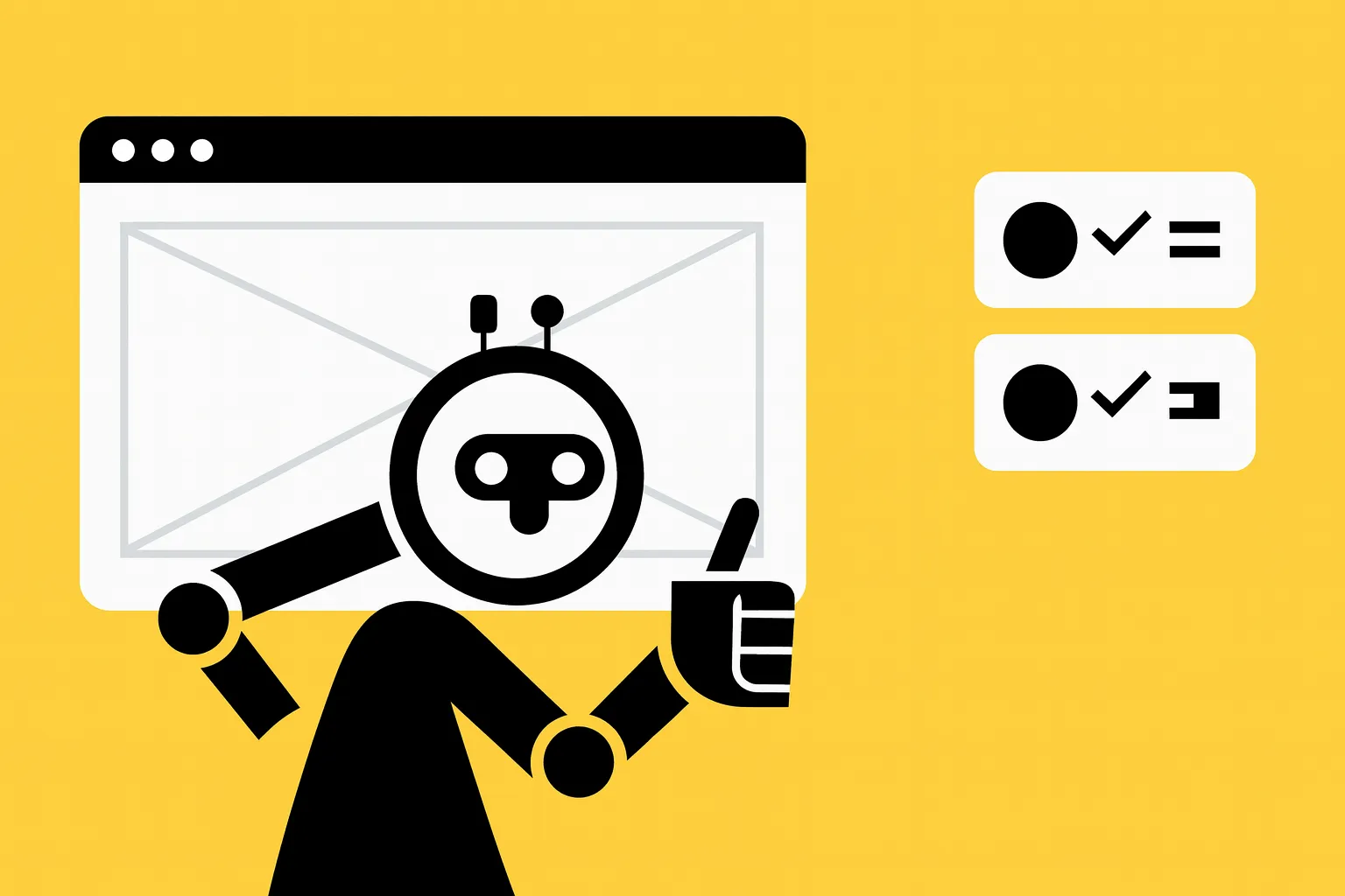 small business website builder comparison illustration